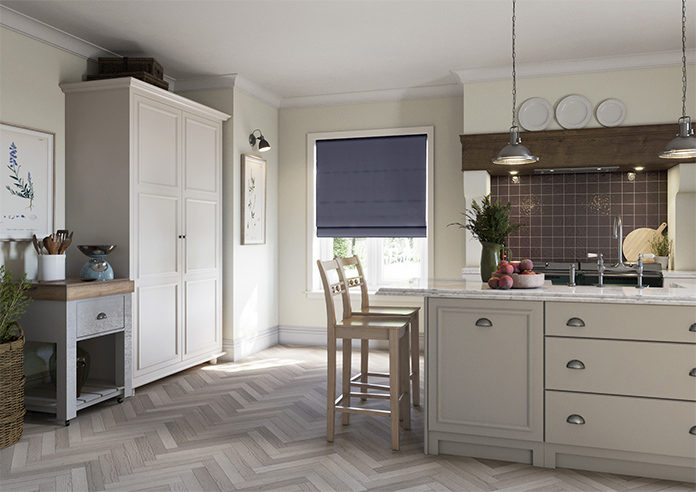 Medina, Navy - Roman Blind - Image 6